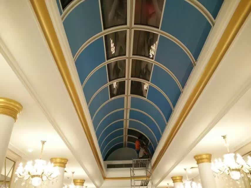 Skylight shades atrium window covering