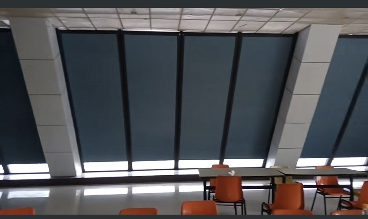 Skylight shades commercial roof glass