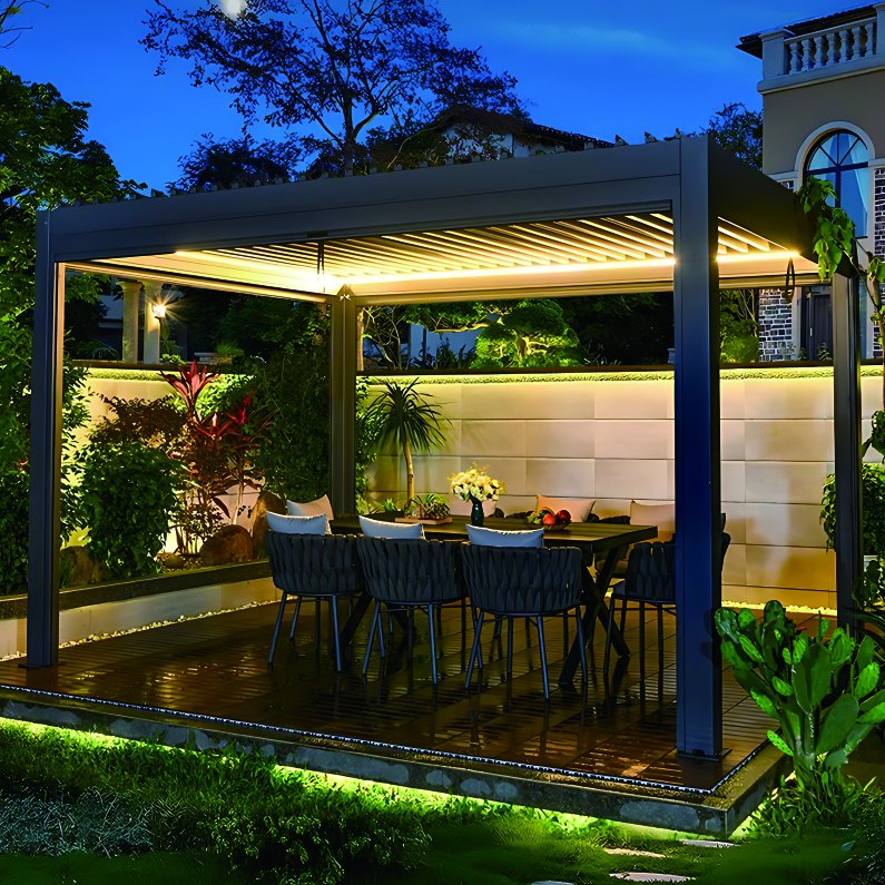 Pérgolas de lamas retráctiles Retractable Louvered Pergolas product visual