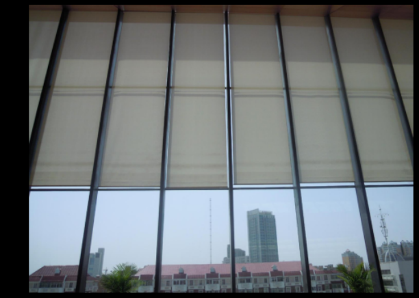Tianjin Cultural Museum Skylight Shading Reference High-window roller shades installed at Tianjin Cultural Museum